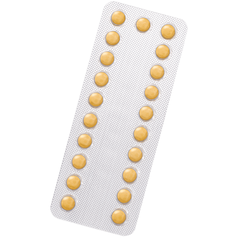 Blister strip of Elevin tablets