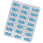 Blister pack of Xenical tablets