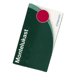 Box of Montelukast tablets