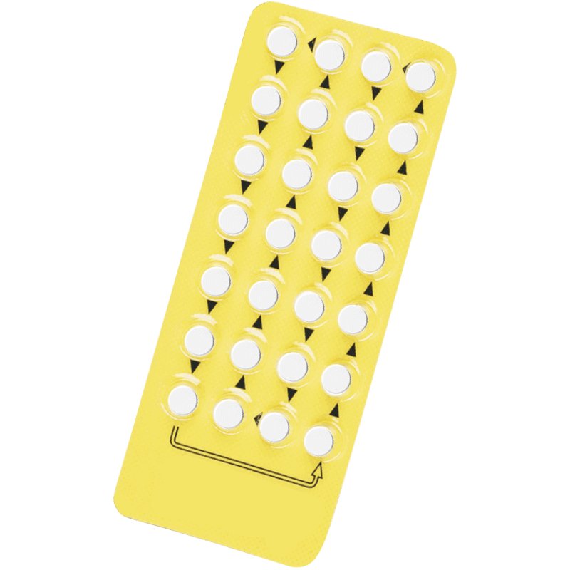 Blister strip of Cerazette tablets