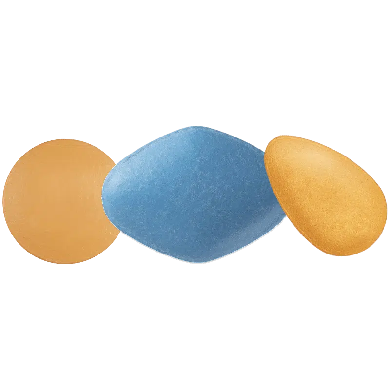 Images of three different erectile dysfunction drugs