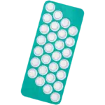 Blister strip of Livial tablets