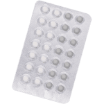 Blister strip of Femoston tablets
