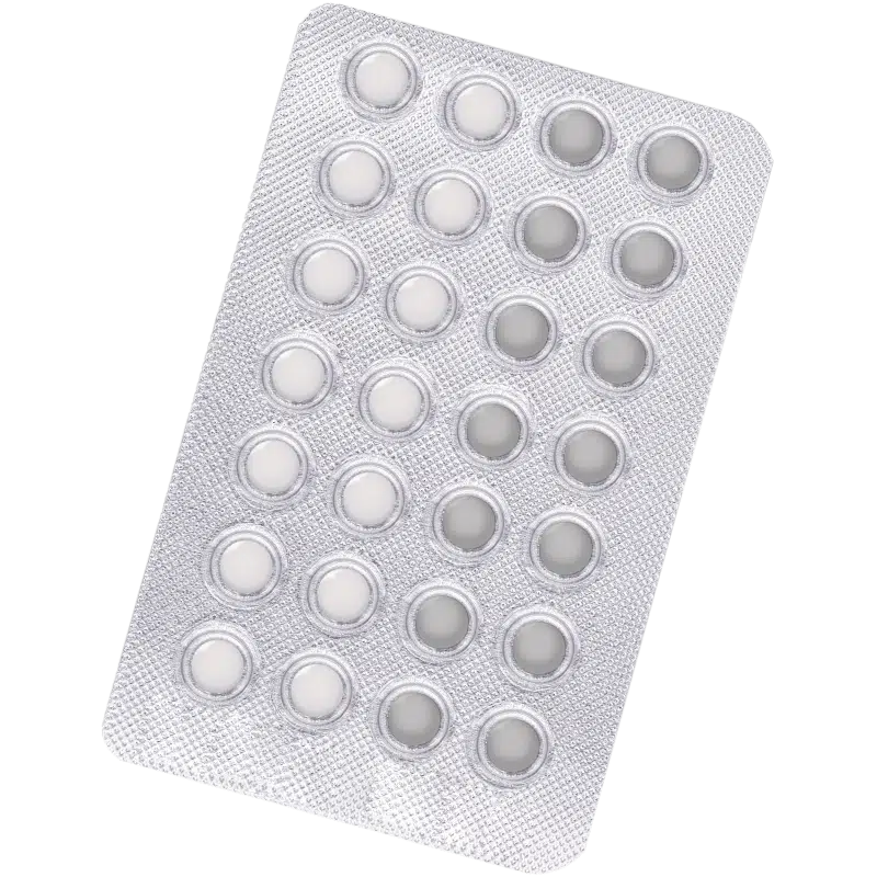 Blister strip of Femoston tablets
