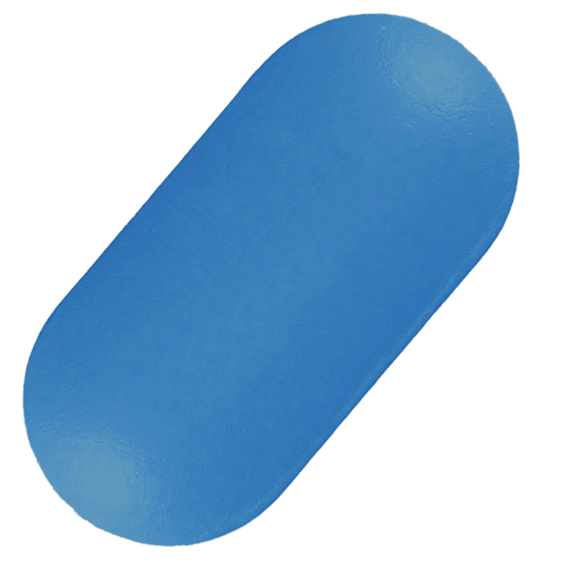 Long blue tablet
