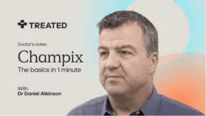 Video cover screen for Champix