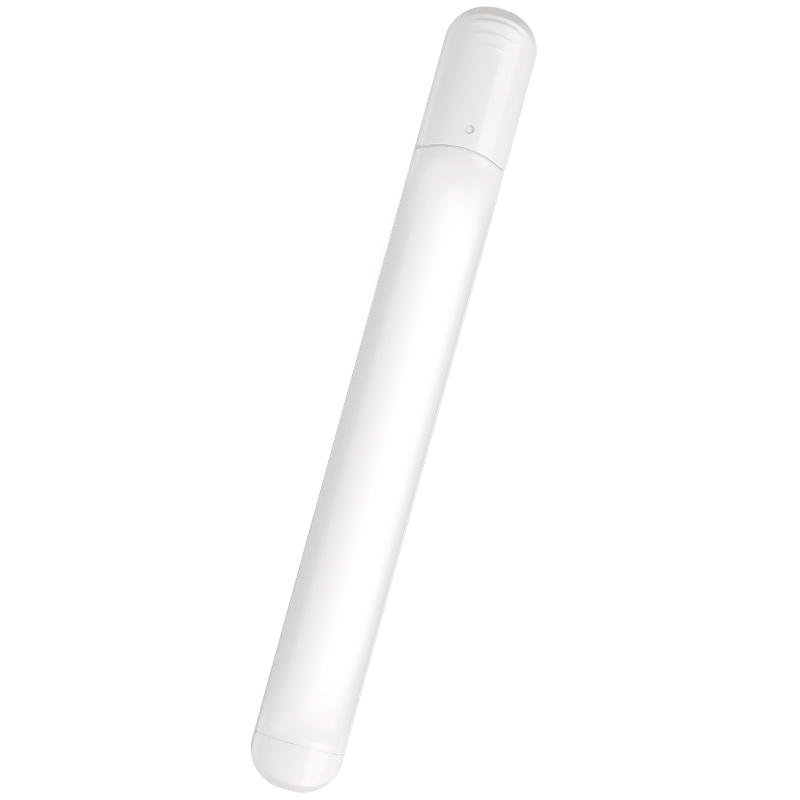 Plain white auto-injector adrenaline pen