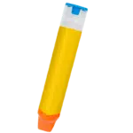 Yellow, orange, white and blue epipen auto-injector